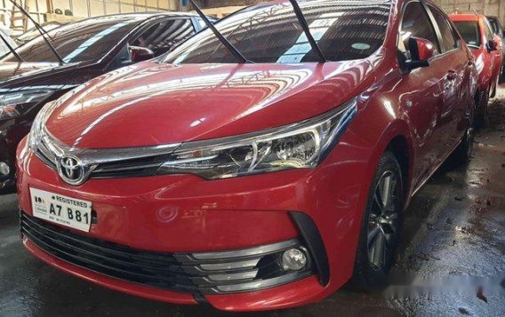 Selling Red Toyota Corolla Altis 2018 Manual Gasoline -2