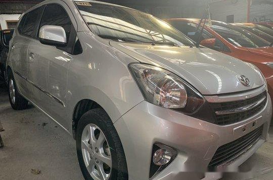 Silver Toyota Wigo 2016 for sale in Quezon City