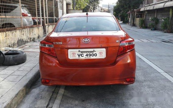 Sell Orange 2016 Toyota Vios at 28000 km -4