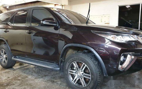 Selling Brown Toyota Fortuner 2018 Manual Diesel  