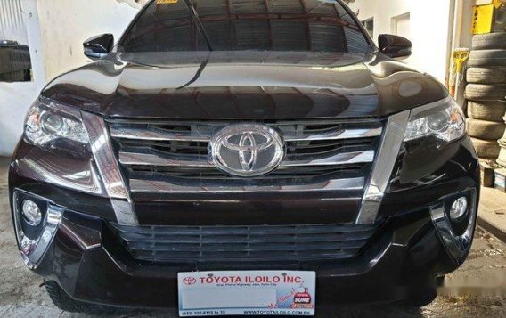 Selling Brown Toyota Fortuner 2018 Manual Diesel  -1