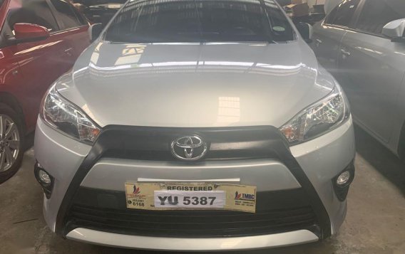 Silver Toyota Yaris 2016 for sale in Quezon City
