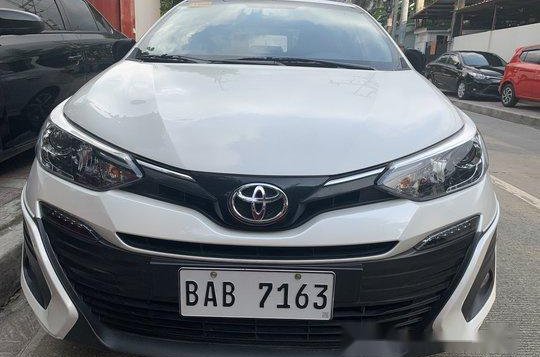 White Toyota Vios 2019 at 3300 km for sale-1