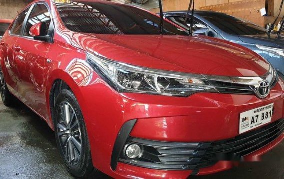 Selling Red Toyota Corolla Altis 2018 Manual Gasoline 