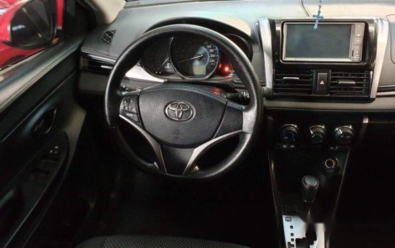 Red Toyota Vios 2016 Automatic Gasoline for sale -4