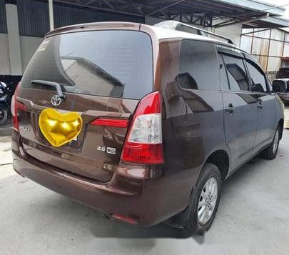 Brown Toyota Innova 2015 Manual Diesel for sale-3