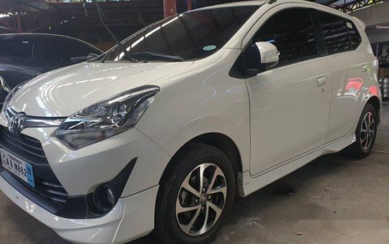 White Toyota Wigo 2019 Automatic Gasoline for sale -1