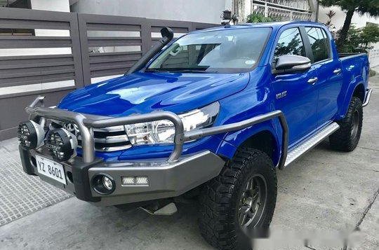 Sell Blue 2016 Toyota Hilux Automatic Diesel at 12000 km 