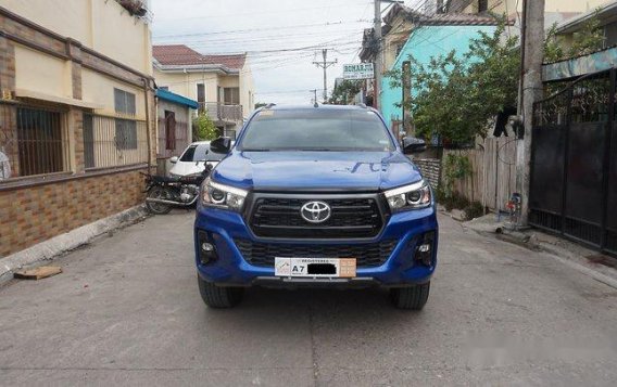 Sell Blue 2018 Toyota Hilux at 13900 km -3