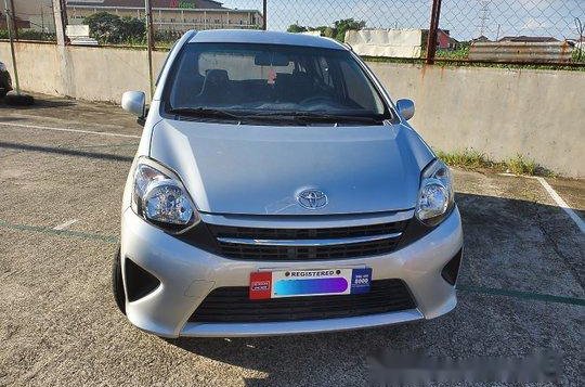 Silver Toyota Wigo 2017 Hatchback for sale  