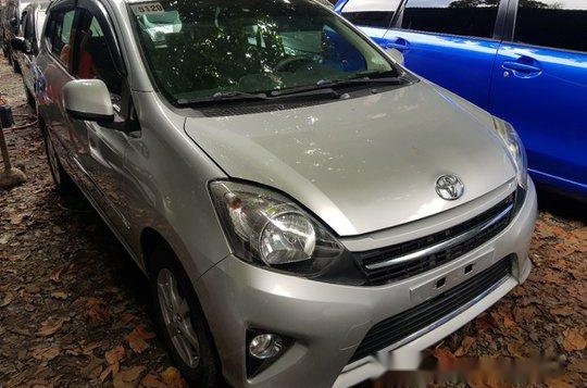 Silver Toyota Wigo 2016 at 9469 km for sale 