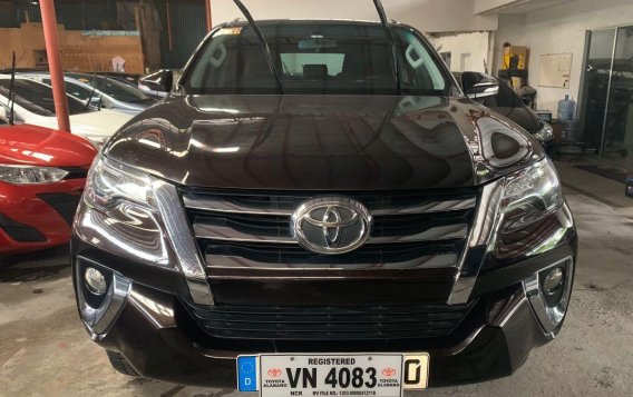 Brown Toyota Fortuner 2017 for sale in Quezon City