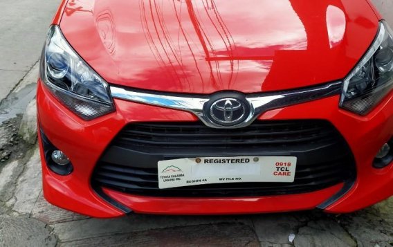 Selling Red Toyota Wigo 2019 in Quezon City
