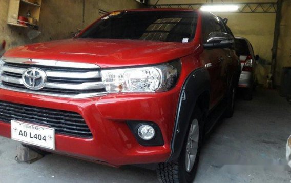 Red Toyota Hilux 2017 Automatic Diesel for sale-2