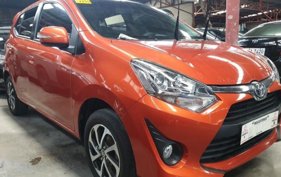 Sell Orange 2019 Toyota Wigo in Quezon City -1