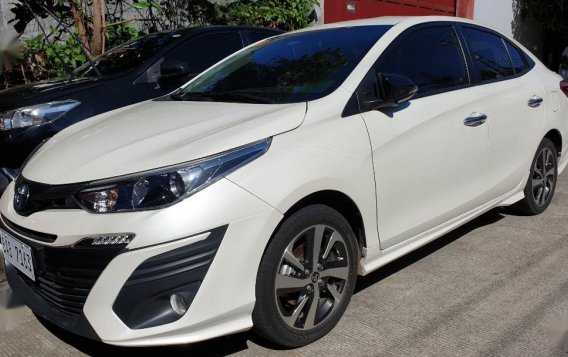 Pearlwhite Toyota Vios 2019 for sale in Quezon City 