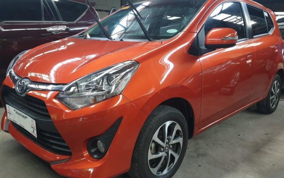 Sell Orange 2019 Toyota Wigo in Quezon City 