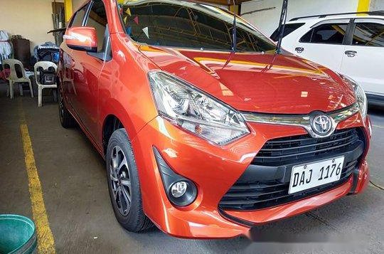 Selling Orange Toyota Wigo 2019 Automatic Gasoline -1