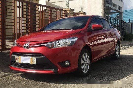 Red Toyota Vios 2016 at 10600 km for sale-1