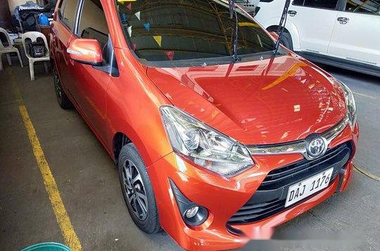 Selling Orange Toyota Wigo 2019 Automatic Gasoline 