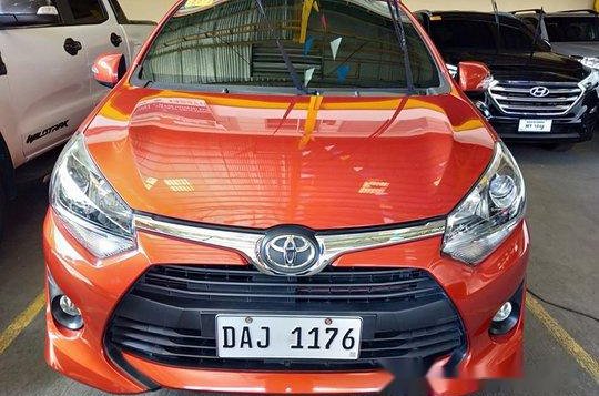 Selling Orange Toyota Wigo 2019 Automatic Gasoline -2