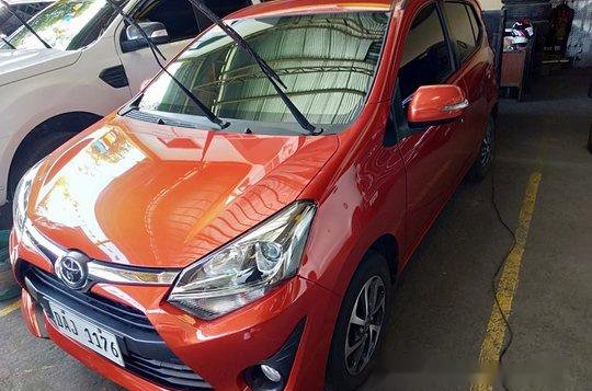 Selling Orange Toyota Wigo 2019 Automatic Gasoline -4