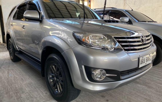 Silver Toyota Fortuner 2015 for sale in San Fernando-1