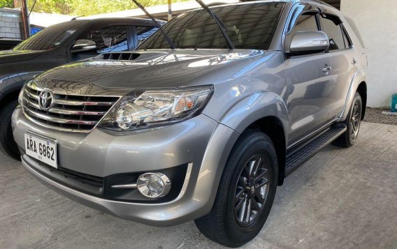 Silver Toyota Fortuner 2015 for sale in San Fernando-2