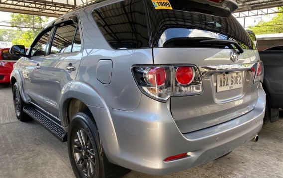 Silver Toyota Fortuner 2015 for sale in San Fernando-3