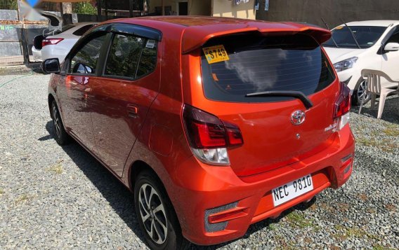 Orange Toyota Wigo 2019 for sale in Quezon City-4