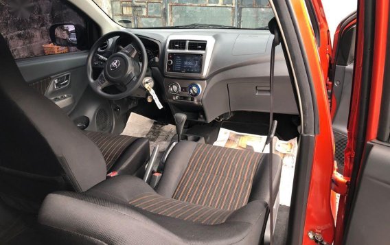 Orange Toyota Wigo 2019 for sale in Quezon City-6