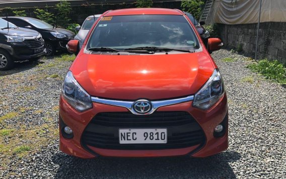 Orange Toyota Wigo 2019 for sale in Quezon City-1