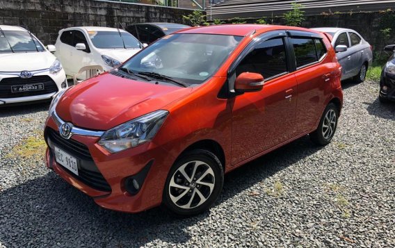 Orange Toyota Wigo 2019 for sale in Quezon City