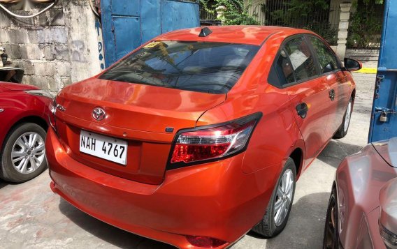 Orange Toyota Vios 2017 for sale in Makati