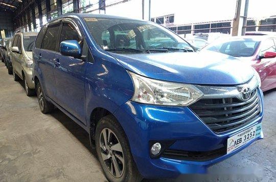 Blue Toyota Avanza 2016 for sale in Quezon City