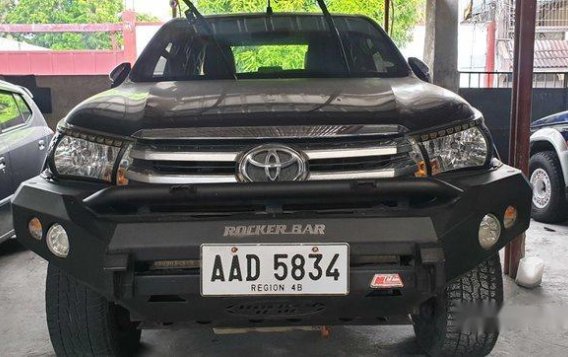 Sell Black 2016 Toyota Hilux in Quezon City -1