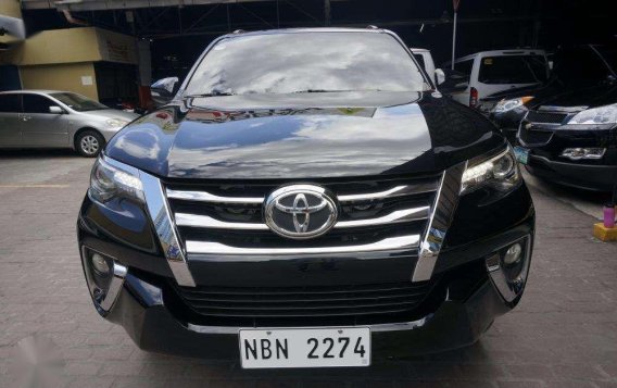 Black Toyota Fortuner 2017 for sale in Automatic