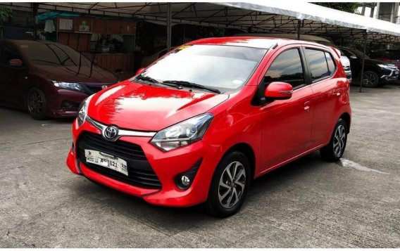 Sell Red 2018 Toyota Wigo in Manila-1