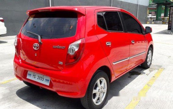 Red Toyota Wigo 2016 for sale in Quezon City -4