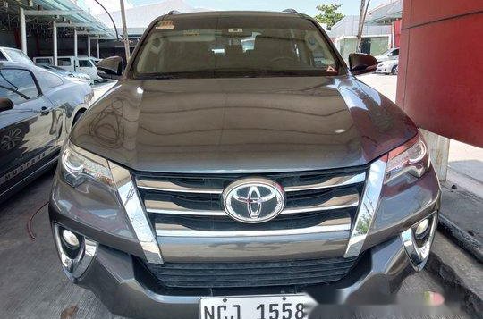 Grey Toyota Fortuner 2016 for sale in Automatic-2