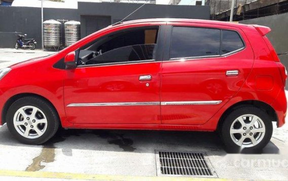 Red Toyota Wigo 2016 for sale in Quezon City -1