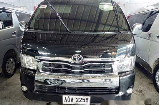 Selling Black Toyota Hiace 2015 in Quezon City