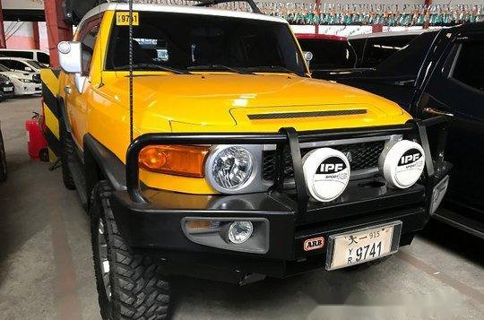 Yellow Toyota Fj Cruiser 2016 for sale in Quezon City-1