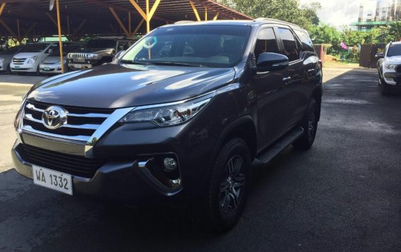 Black Toyota Fortuner 2017 for sale in Mandaluyong