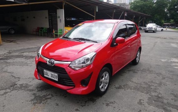 Red Toyota Wigo 2019 for sale in Manual