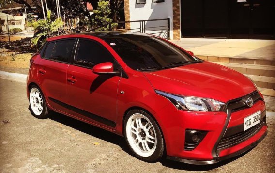 Red Toyota Yaris 2016 for sale in Manila