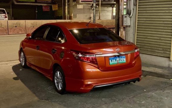 Orange Toyota Vios 2013 for sale in Manila-3