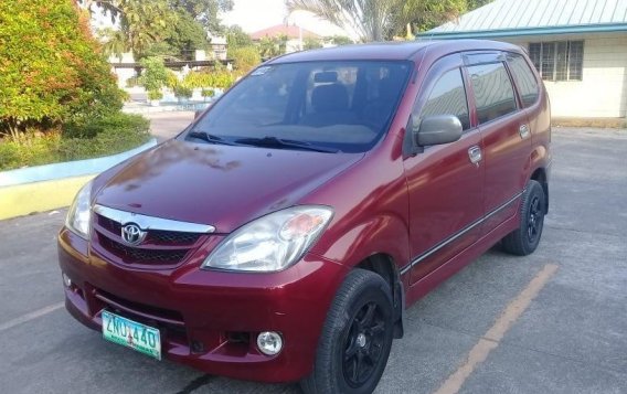 Red Toyota Avanza 2008 for sale in Manual