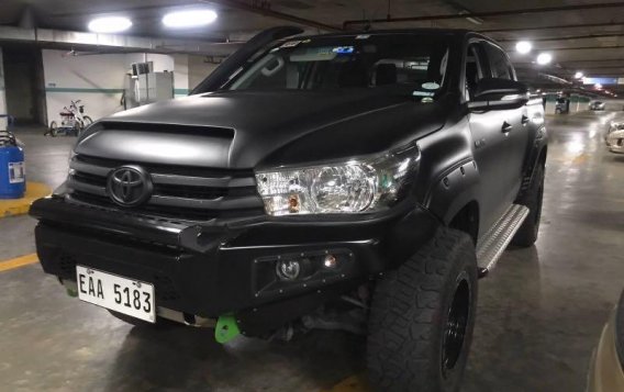 Sell Black 2017 Toyota Hilux in Manila-1