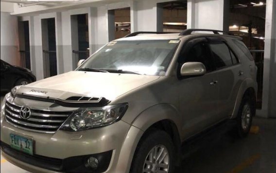 Beige Toyota Fortuner 2012 for sale in Manila-1